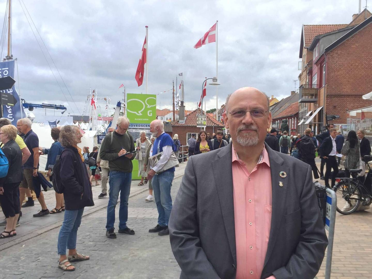 Realdanias adm. direktør, Jesper Nygård, på Folkemødet i Allinge på Bornholm i 2018. | Foto: Sacha Sennov