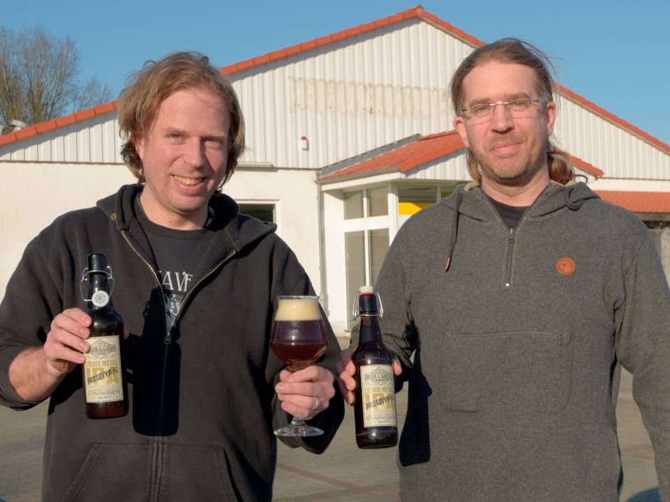 Helge og Hendrik Pahl som i fællesskab ejer og driver det tyske bryggeri Wacken Brauerei.
