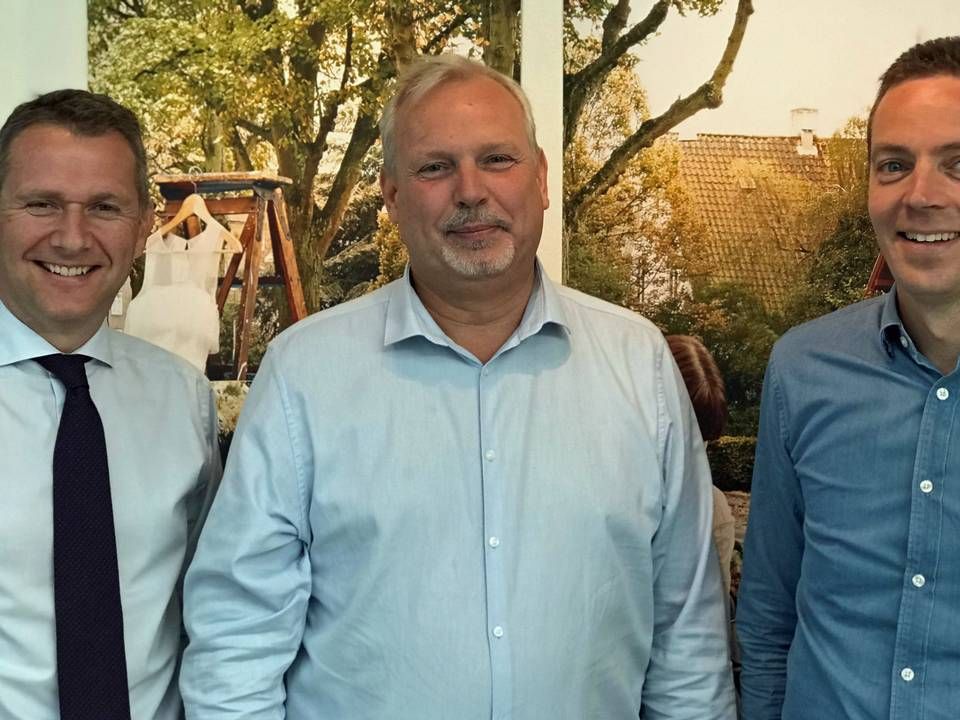 Fra venstre: Tue Klitgaard Christensen, Claus Elmquist-Clausen og Jacob Grubbe. | Foto: Privat