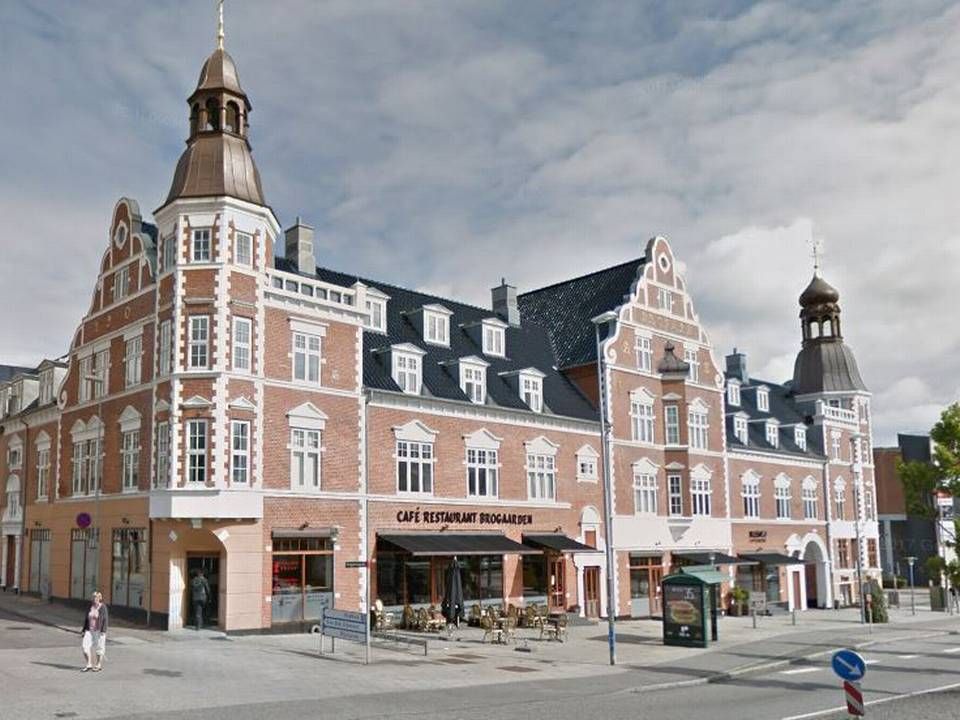 Skive-ejendommen Brogården, som indgår i porteføljen hos det lokale ejendomsselskab Hans. | Foto: Google