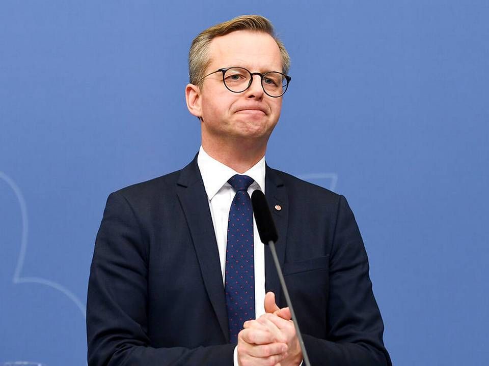 Den svenske erhvervsminister Mikael Damberg (S). | Foto: Ritzau Scanpix/AP/Fredrik Sandberg