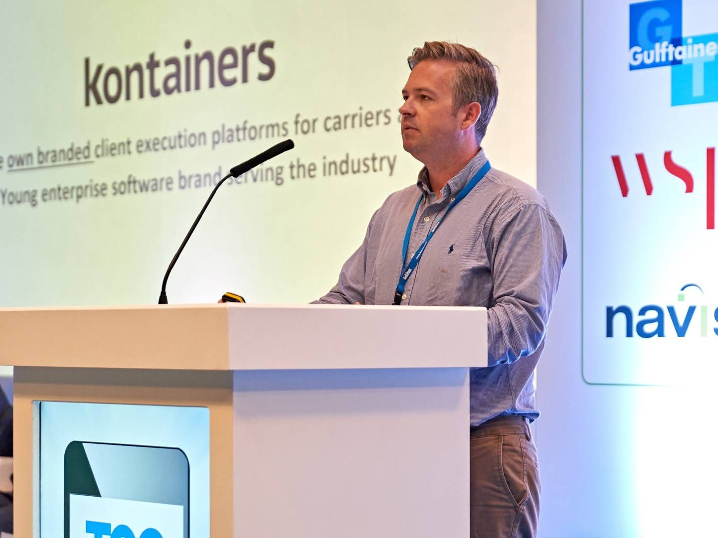 Software company Kontainers wants to democratize digitalization in the shipping sector, says CEO Graham Parker. | Photo: Kontainers