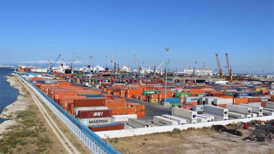 The Port of Rades is the primary container port in Tunisia. | Photo: Office de la Marine Marchande et des Ports