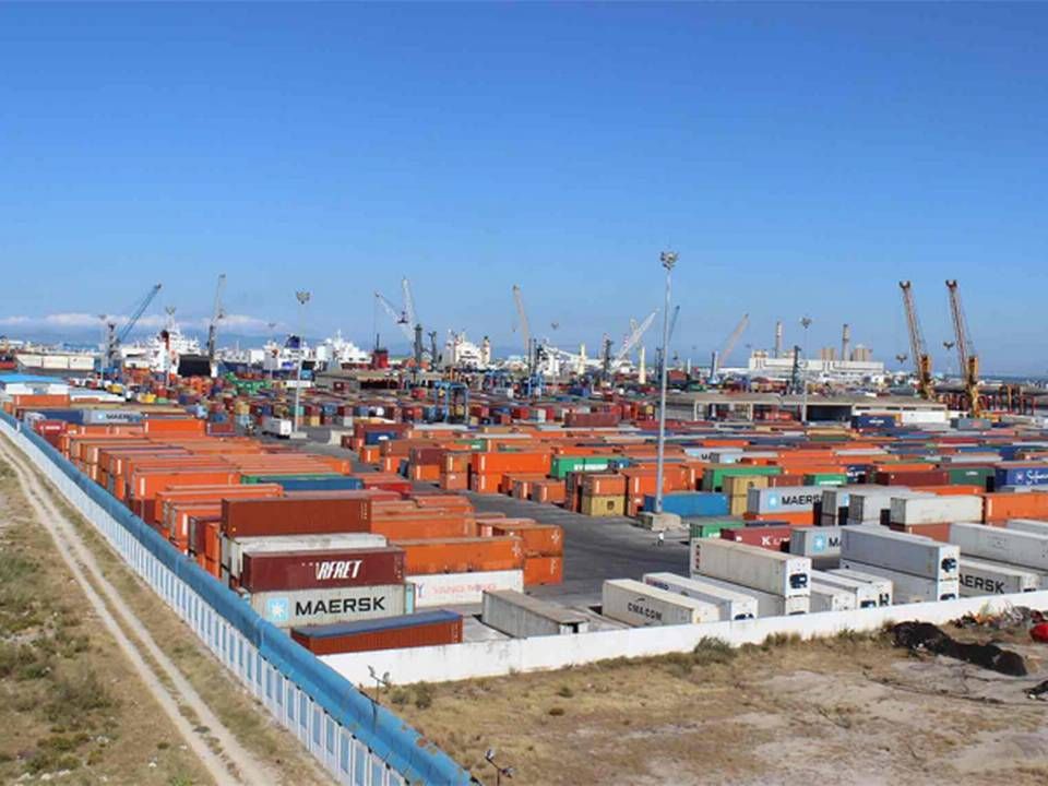 Port of Rades er den primære containerhavn i Tunesien. | Foto: Office de la Marine Marchande et des Ports