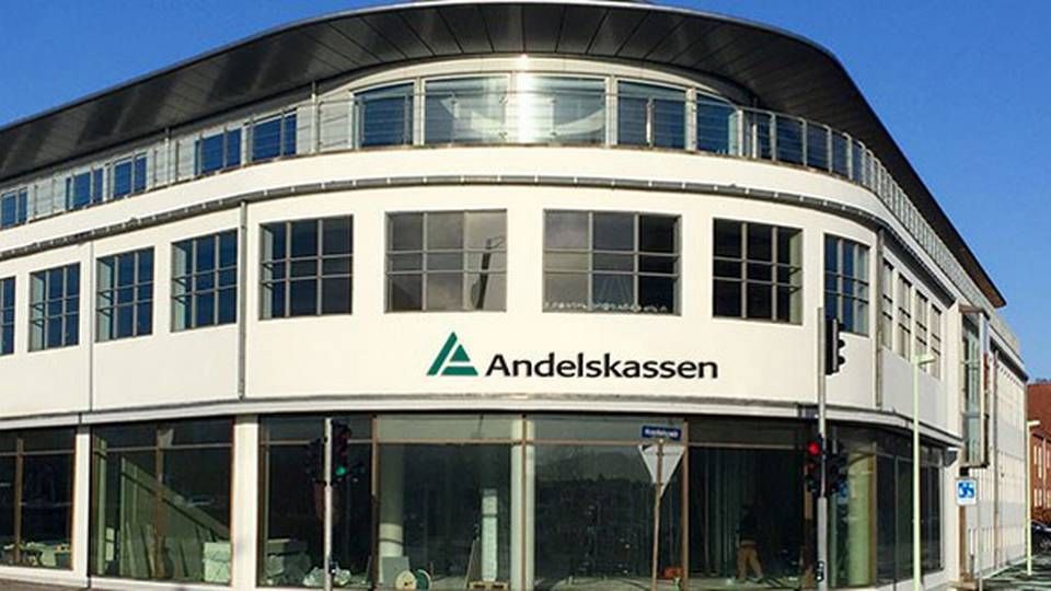 Danske Andelskassers Banks filial i Randers. | Foto: Danske Andelskassers Bank