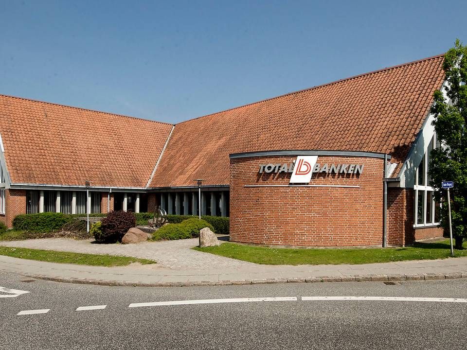 Totalbankens hovedsæde i Aarup på Fyn