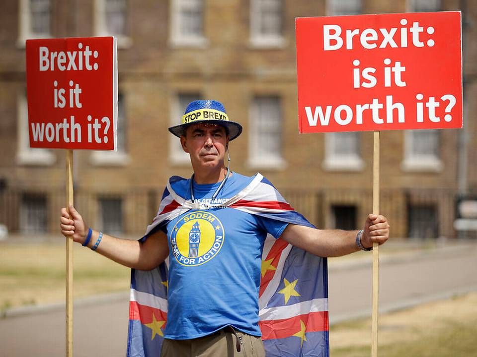 Sandsynligheden for et hårdt brexit er på 25 pct., vurderer økonomer. | Foto: Matt Dunham/Ritzau Scanpix