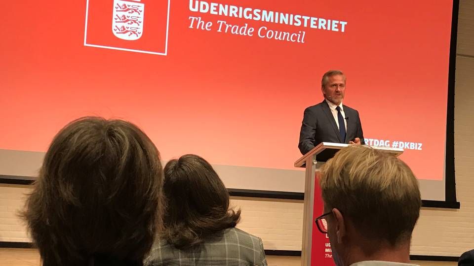Udenrigsminister Anders Samuelsen (LA) åbnede Robotmessen i Odense. | Foto: Malte Oxvig