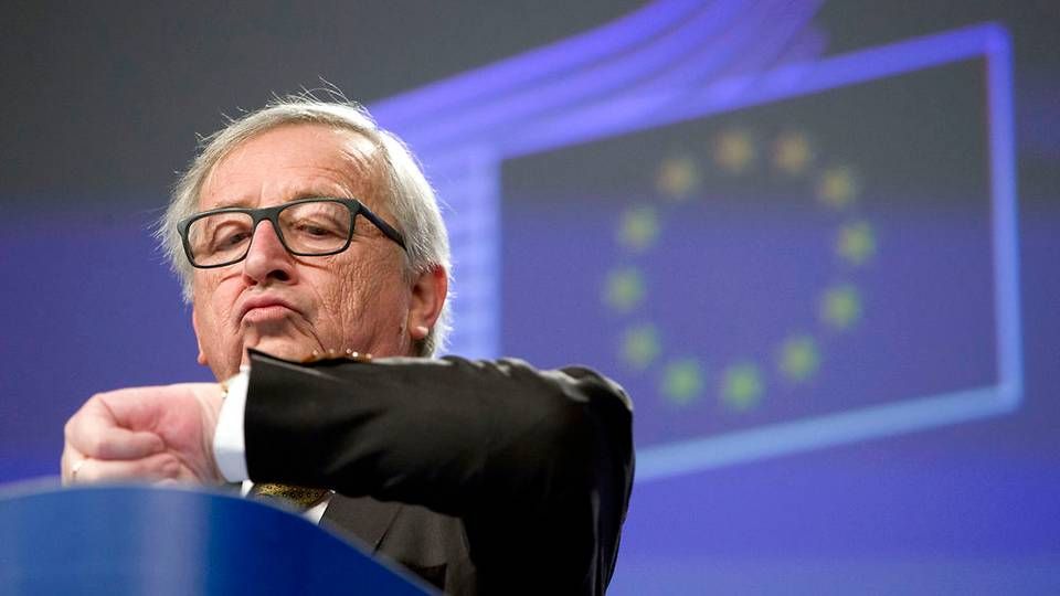 EU-Kommissionens formand Jean-Claude Juncker ventes i dag at løfte sløret for en ny hvidvaskenhed i EU. | Foto: Ritzau Scanpix / AP Photo / Virginia Mayo