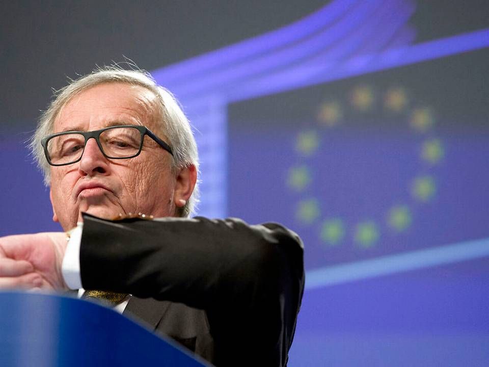 EU-Kommissionens formand Jean-Claude Juncker ventes i dag at løfte sløret for en ny hvidvaskenhed i EU. | Foto: Ritzau Scanpix / AP Photo / Virginia Mayo
