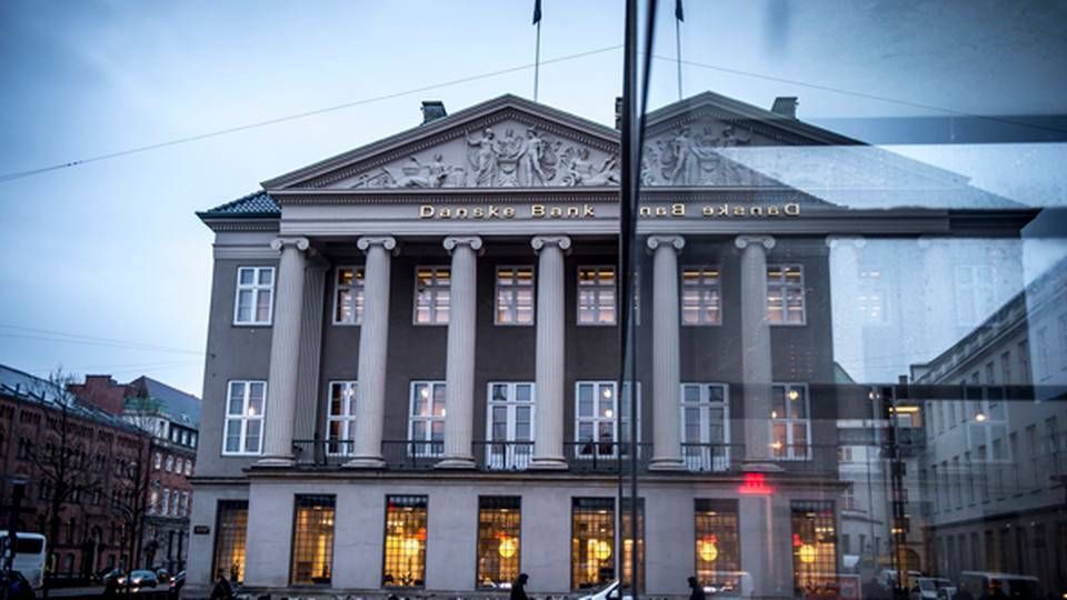 Investeringsbanken Morgan Stanley ser risiko for yderligere kursfald for Danske Bank-aktien. | Foto: Mads Claus Rasmussen/Ritzau Scanpix