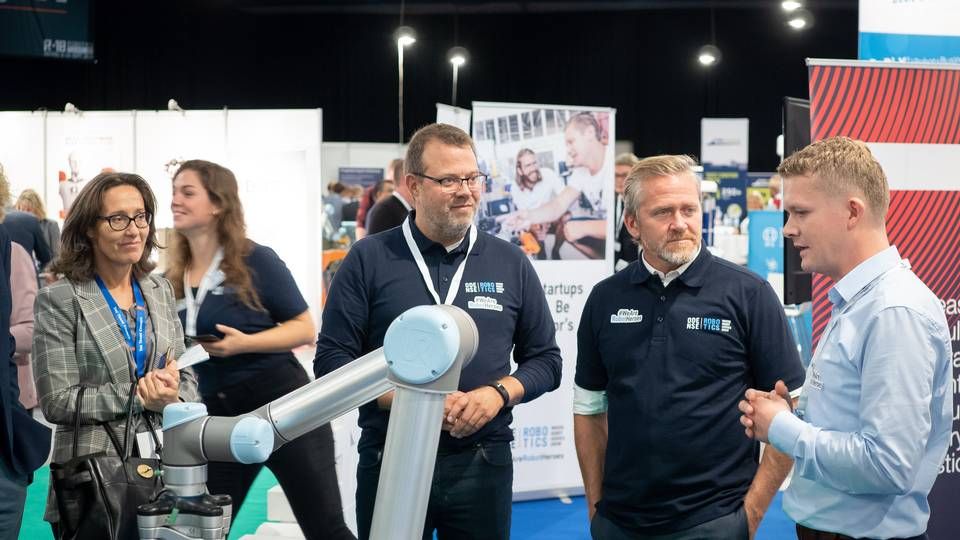 Udenrigsminister Anderss Samuelsen (LA) deltog i Robotmessen i Odense, der var slået sammen med Dansk Eksportdag. | Foto: PR