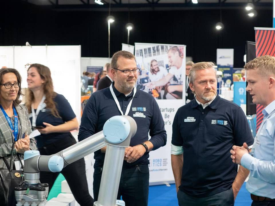 Udenrigsminister Anderss Samuelsen (LA) deltog i Robotmessen i Odense, der var slået sammen med Dansk Eksportdag. | Foto: PR