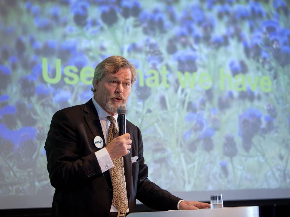 Gunter Pauli, iværksætter og forfatter til bogen "The Blue Economy: 10 år – 100 innovationer – 100 millioner job", talte onsdag til bæredygtighedskonferencen "Meat 2030". | Foto: PR Danish Crown