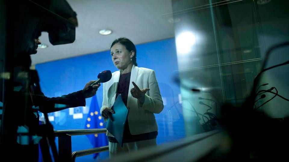 EU's retskommissær, Vera Jourova. | Foto: Ritzau Scanpix/AP Photo/Francisco Seco