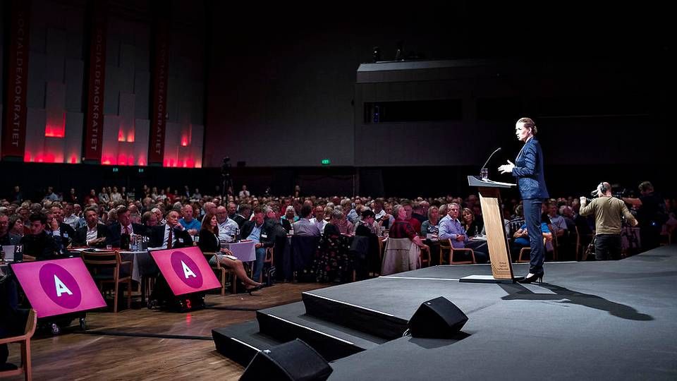 Socialdemokratiet vedtog på sin kongres i Aalborg i weekenden at arbejde for en fælles bund under selskabsskatten i EU. | Foto: Henning Bagger/Ritzau Scanpix