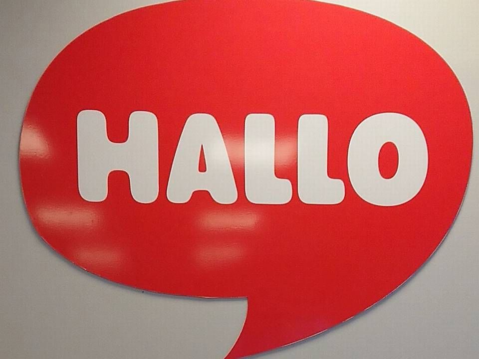 Hallos logo på bagvæggen i butikken på Nørrebro, København | Foto: PR/Hallo