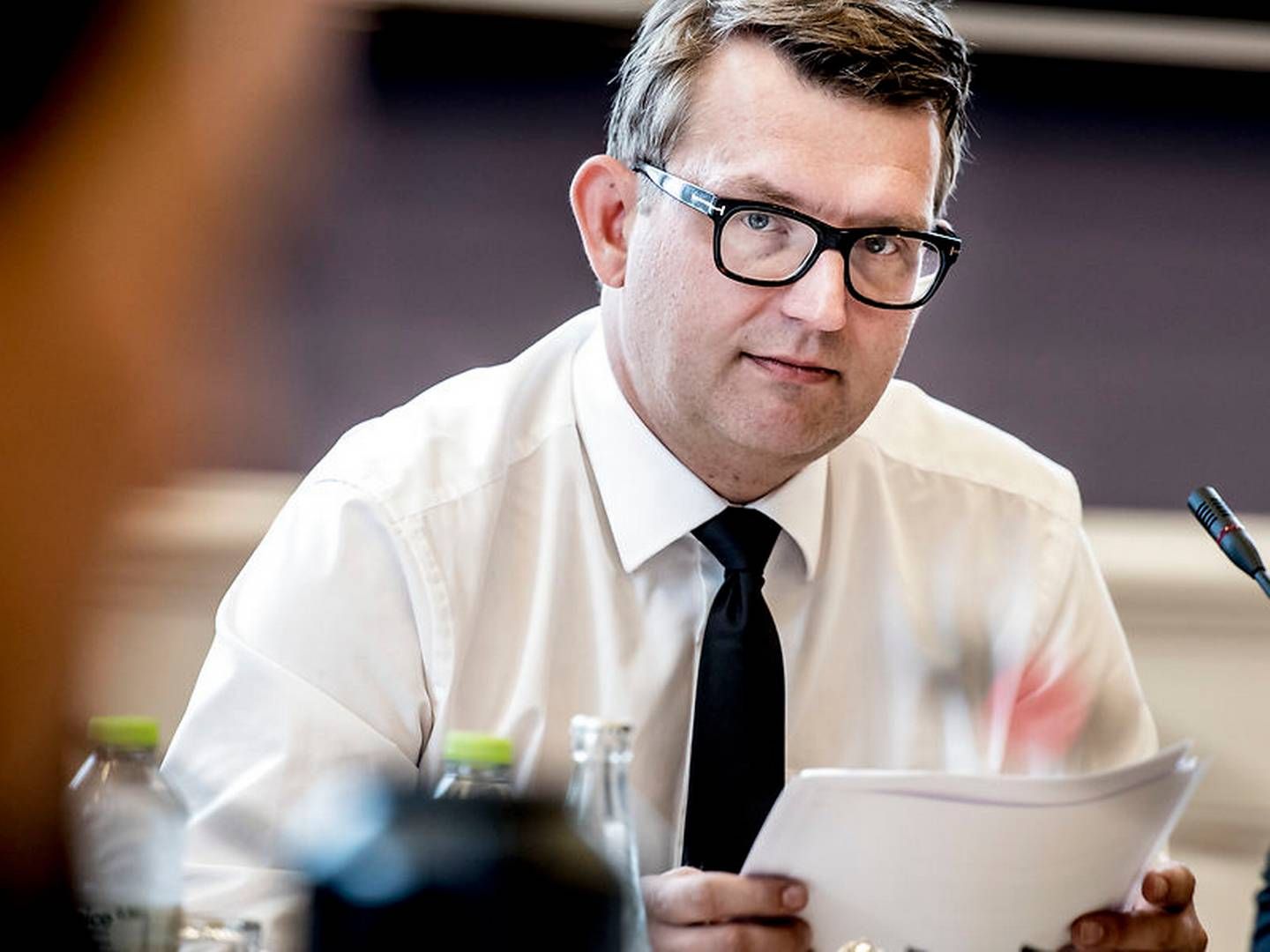 Beskæftigelsesminister Troels Lund Poulsen (V) glæder sig over, at flere mandlige indvandrere flytter sig fra kontanthjælp til arbejde. | Foto: Mads Claus Rasmussen/Ritzau Scanpix