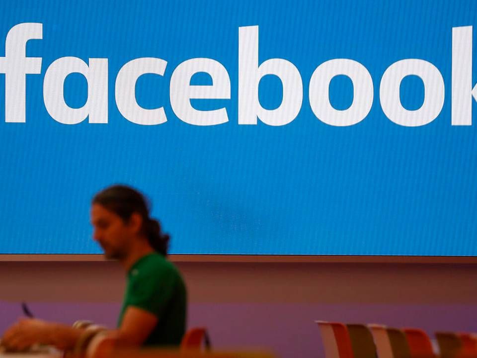 Facebook og andre techgiganter slipper for nuværende for omsætningsskat fra EU. | Foto: Ritzau Scanpix/AFP/Daniel Leal-Olivas