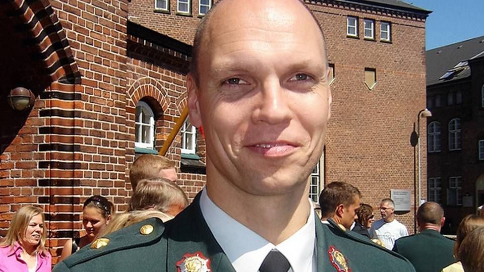 Michael Myhre Solvang Erichsen i militæruniform