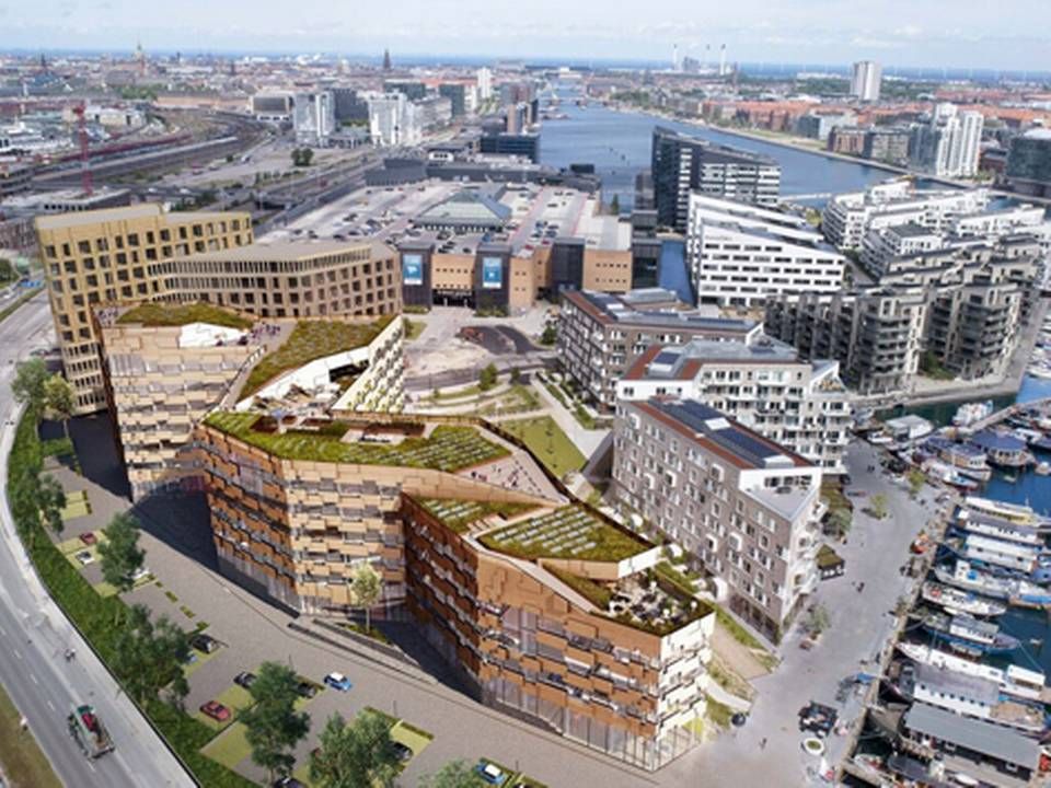 Cph Higline er et af Skanskas danske projekter. Første fase af det 412 mio. kr. dyre projekt skal stå klar i 2020. | Foto: PR.
