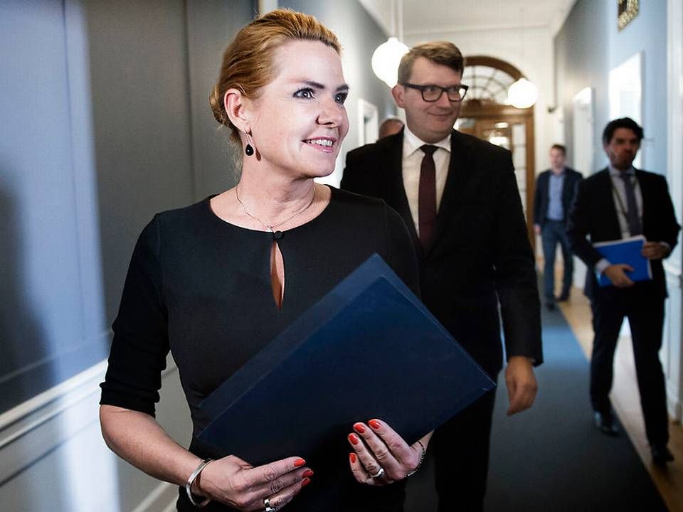 Integrationsminister Inger Støjberg (V) og beskæftigelsesminister Troels Lund Poulsen (V) præsenterede regeringens rekrutteringsudspil for to uger siden. | Foto: Liselotte Sabroe/Ritzau Scanpix
