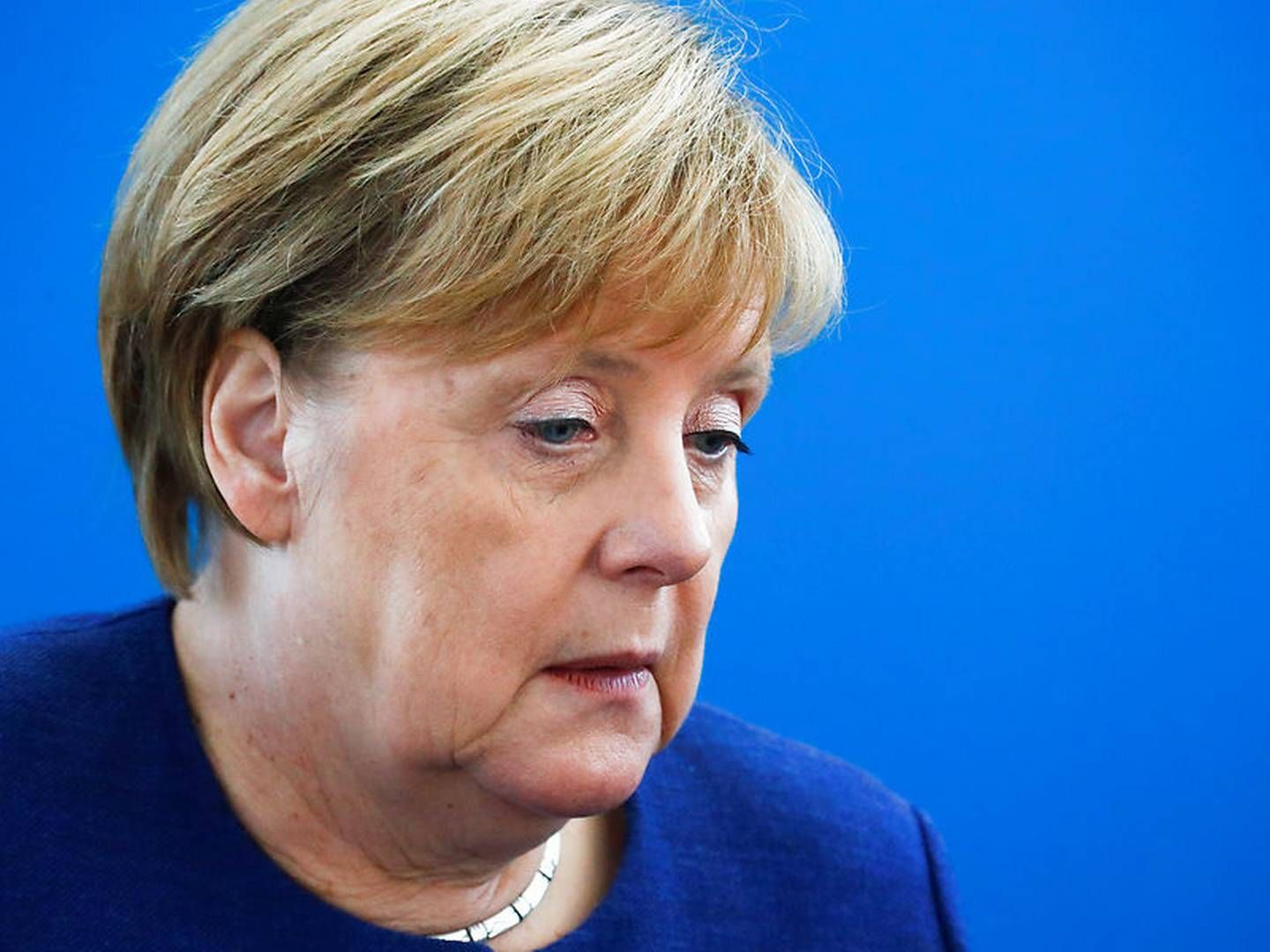 Ifølge den tyske kansler Angela Merkel er "tiden ved at løbe ud" for en brexit-aftale. | Foto: Fabrizio Bensch/Ritzau Scanpix