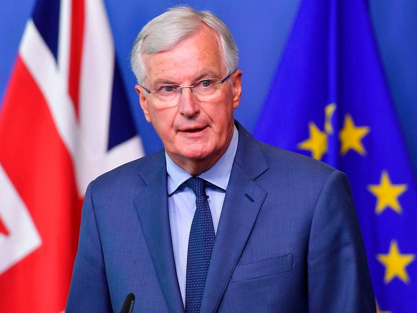 Michel Barnier, EU's brexit-forhandler, tror på, at forhandlingerne med Storbritannien vil fortsætte de kommende uger. | Foto: Emmanuel Dunand/AFP(Ritzau Scanpix