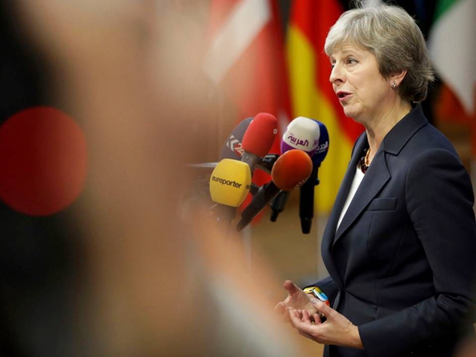 Theresa May vurderer, at brexit-forhandlingerne nu er inde i "slutspillet." | Foto: Ritzau Scanpix/AP/Olivier Matthys