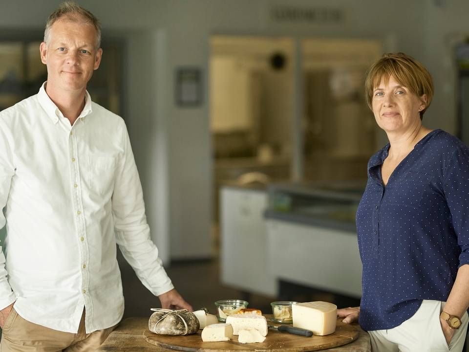 Henrik og Birgitte Kastrup driver familiefirmaet Ostebørsen sammen. | Foto: PR