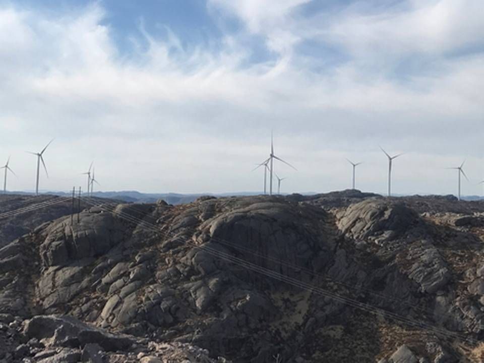 Norsk Vind Energis Tellenes Vindpark på 160 MW blev taget i brug sidste år. Projektet er solgt til Blackrock, mens Google aftager strømmen. | Photo: Zephyr