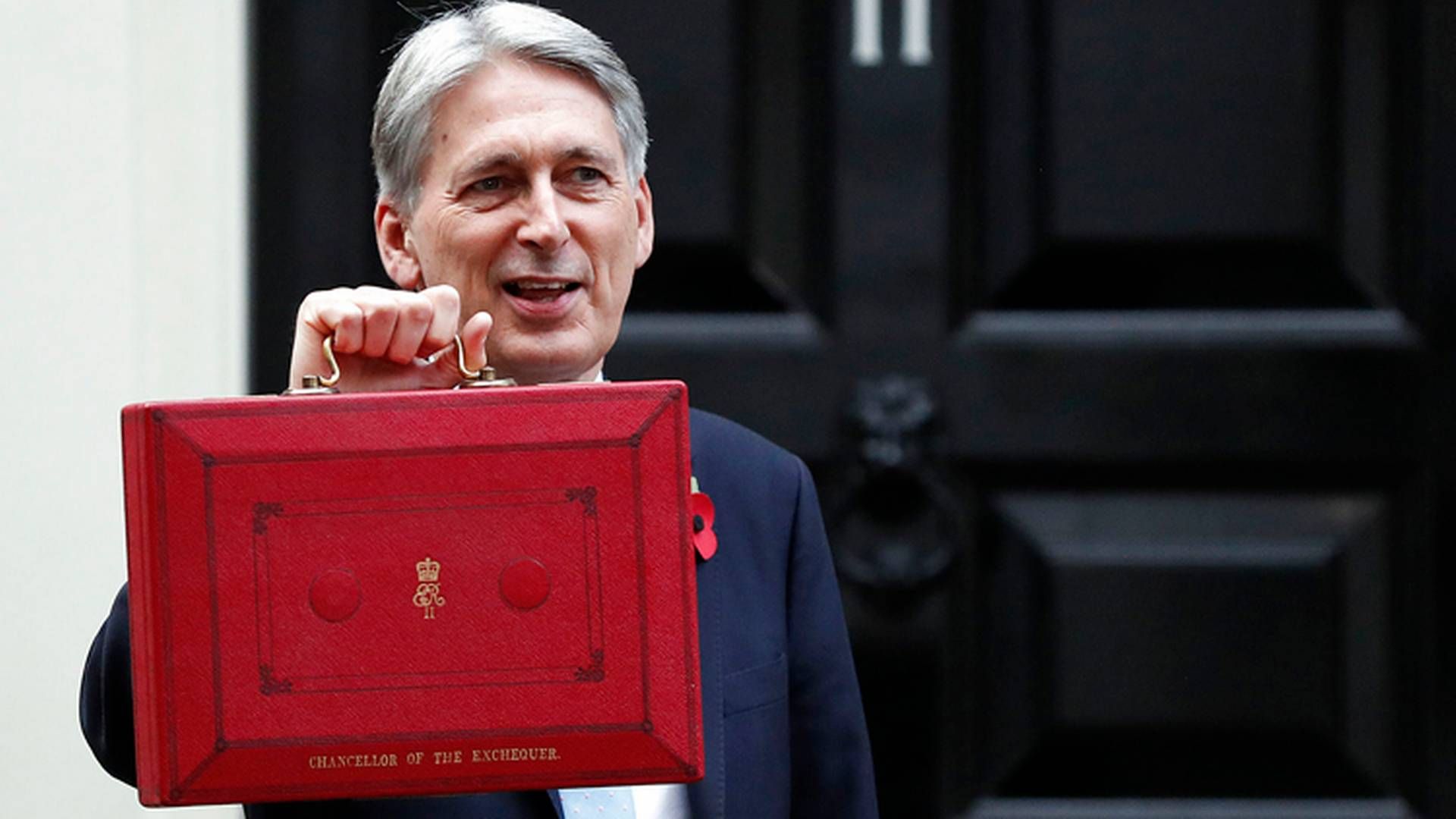 Den britiske finansminister, Philip Hammond, præsenterede mandag sit budgetforslag til næste år. | Foto: Ritzau Scanpix/AP/Frank Augstein