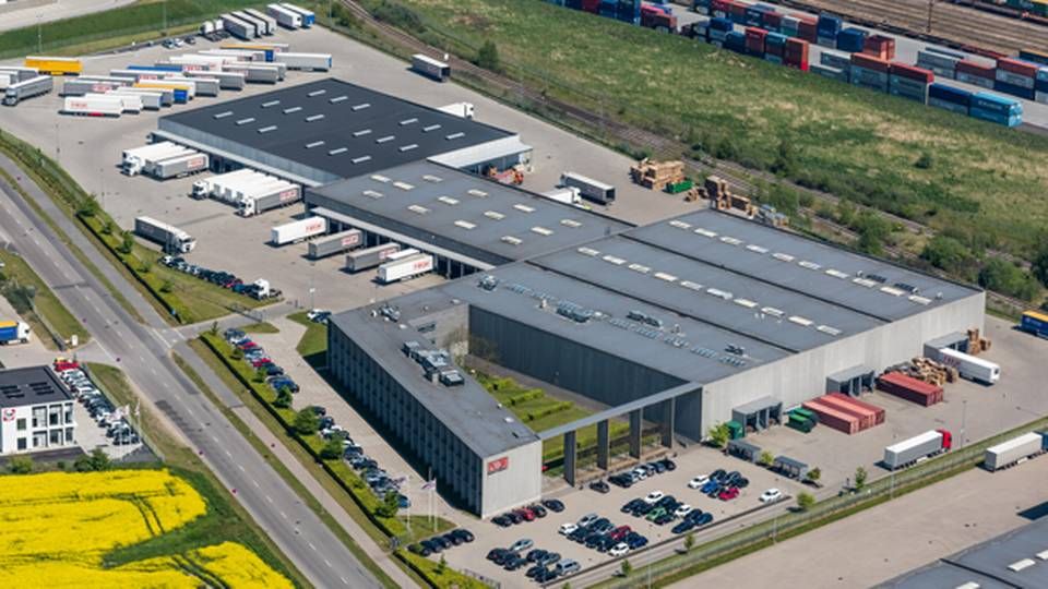 En del af den 15.929 kvm store lagerhal i Høje Taastrup får blandt andet nyt varme- og køleanlæg, så det er muligt at håndtere farmaceutiske varer. | Foto: PR.