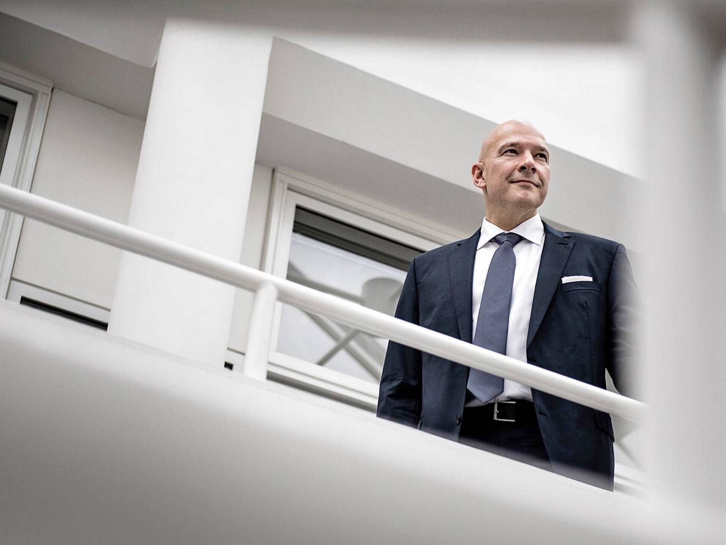Jesper Nielsen, midlertidig adm. direktør for Danske Bank. | Foto: scanpix ritzau/Thomas Lekfeldt