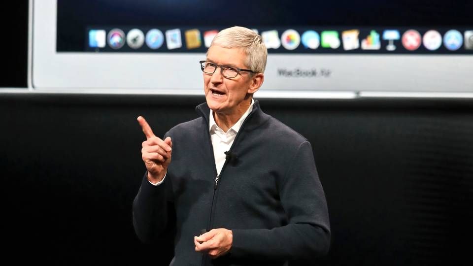Apple og selskabets adm. direktør Tim Cook vil løfte sløret for nye tjenester senere i dag. | Foto: Ritzau Scanpix/Bebeto Matthews