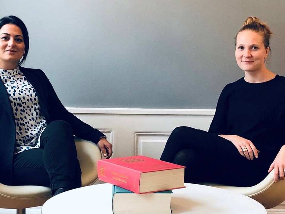 Hayel Celik-Gravesen og Helle Nørgaard Jensen er nye medarbejdere hos advokatfirmaet Galst. | Foto: PR.