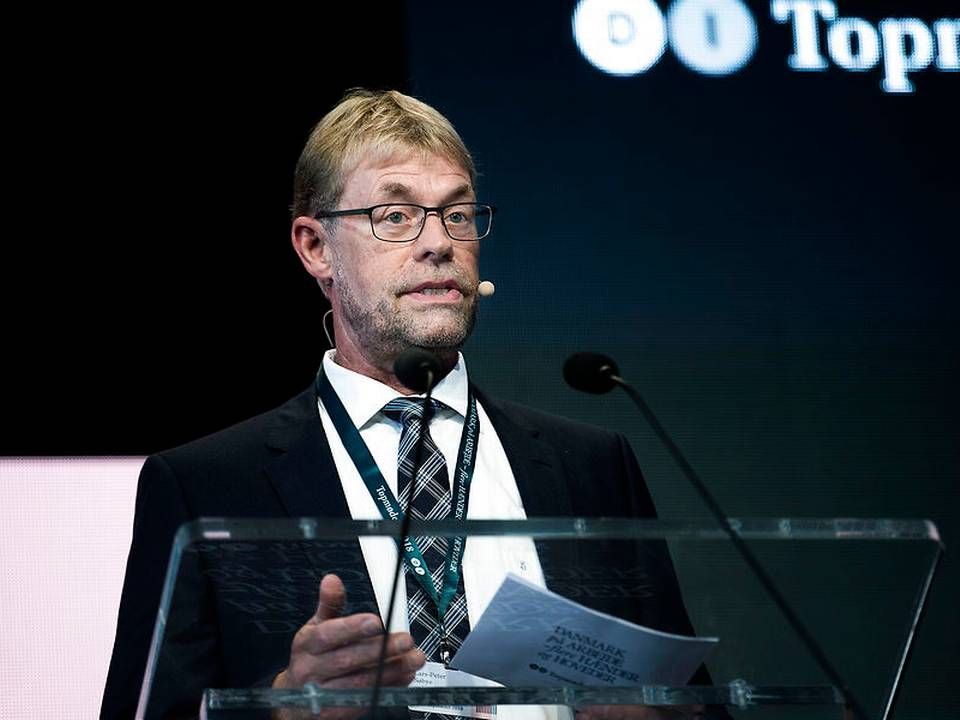 Lars-Peter Søbye, formand i Dansk Industri og adm. direktør i Cowi. | Foto: Liselotte Sabroe/Ritzau Scanpix