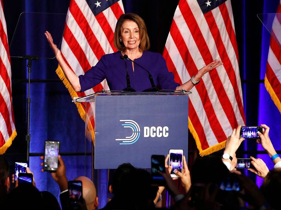 Nancy Pelosi er Demokraternes leder i Repræsentanternes Hus, hvor en progressiv gruppe af partiet har fremlagt et kontroversielt forslag. | Foto: Ritzau Scanpix/AP Photo/Jacquelyn Martin