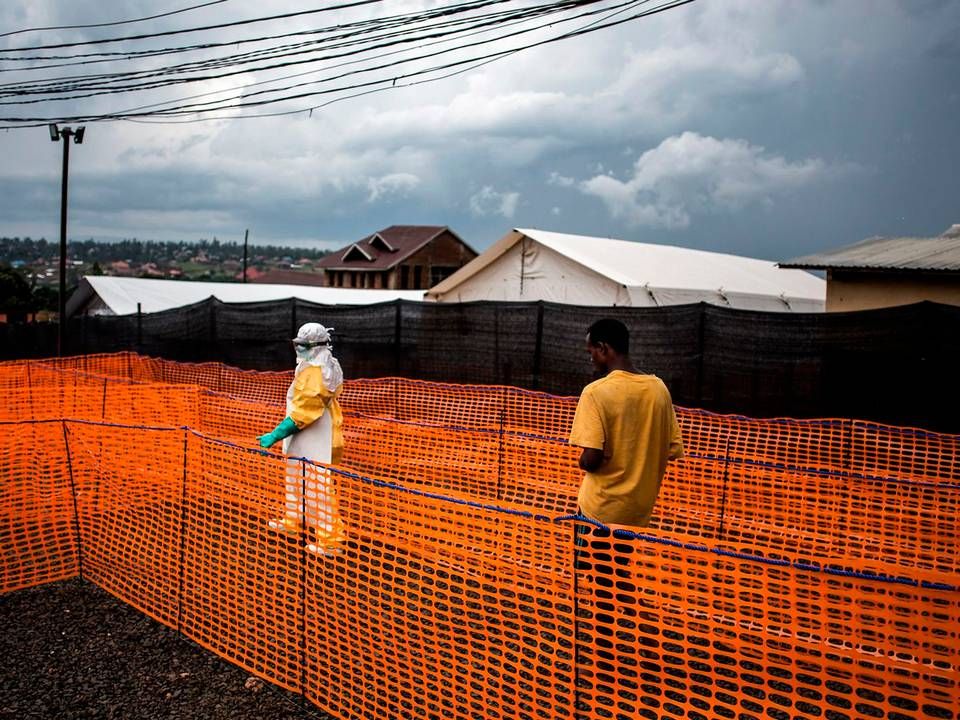 Smitte- og dødstallet for det igangværende ebola-udbrud i DR Congo fortsætter med at stige. | Foto: Ritzau Scanpix/AFP/John Wessels