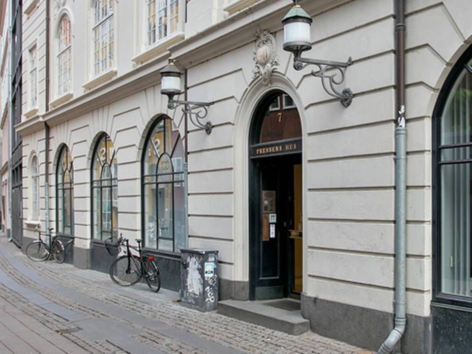 Ejendommen på Skindergade kendt som Pressens Hus er solgt til stifterne af natklubkoncern. | Foto: PR.