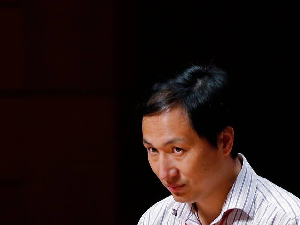 He Jiankui talte onsdag på Human Genome Editing Conference i Hong Kong to dage efter, at det kom frem, at han har genmodificeret menneskefostre. | Foto: AP Photo/Kin Cheung