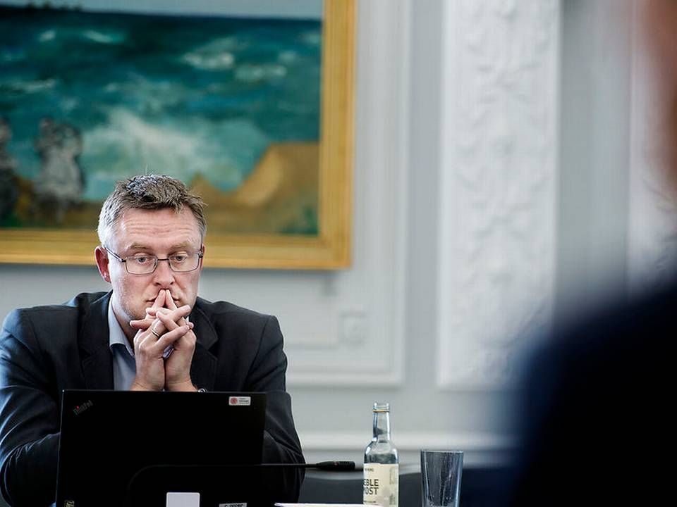 Jacob Jensen, der er Venstres finansordfører. | Foto: Liselotte Sabroe/Ritzau Scanpix