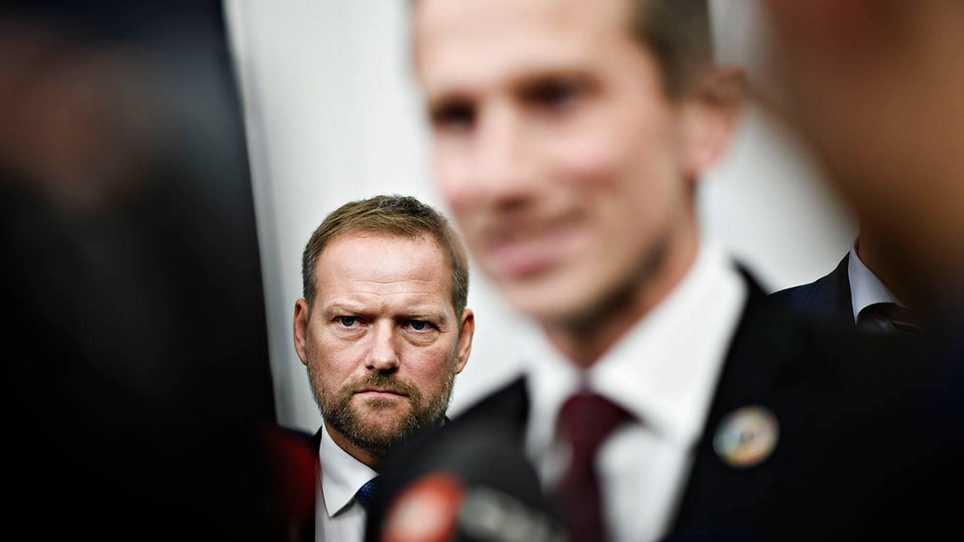 René Christensen (DF) står bag finansminister Kristian Jensens (V) forslag om at hæve renten på restskat. | Foto: Ritzau Scanpix/Philip Davali