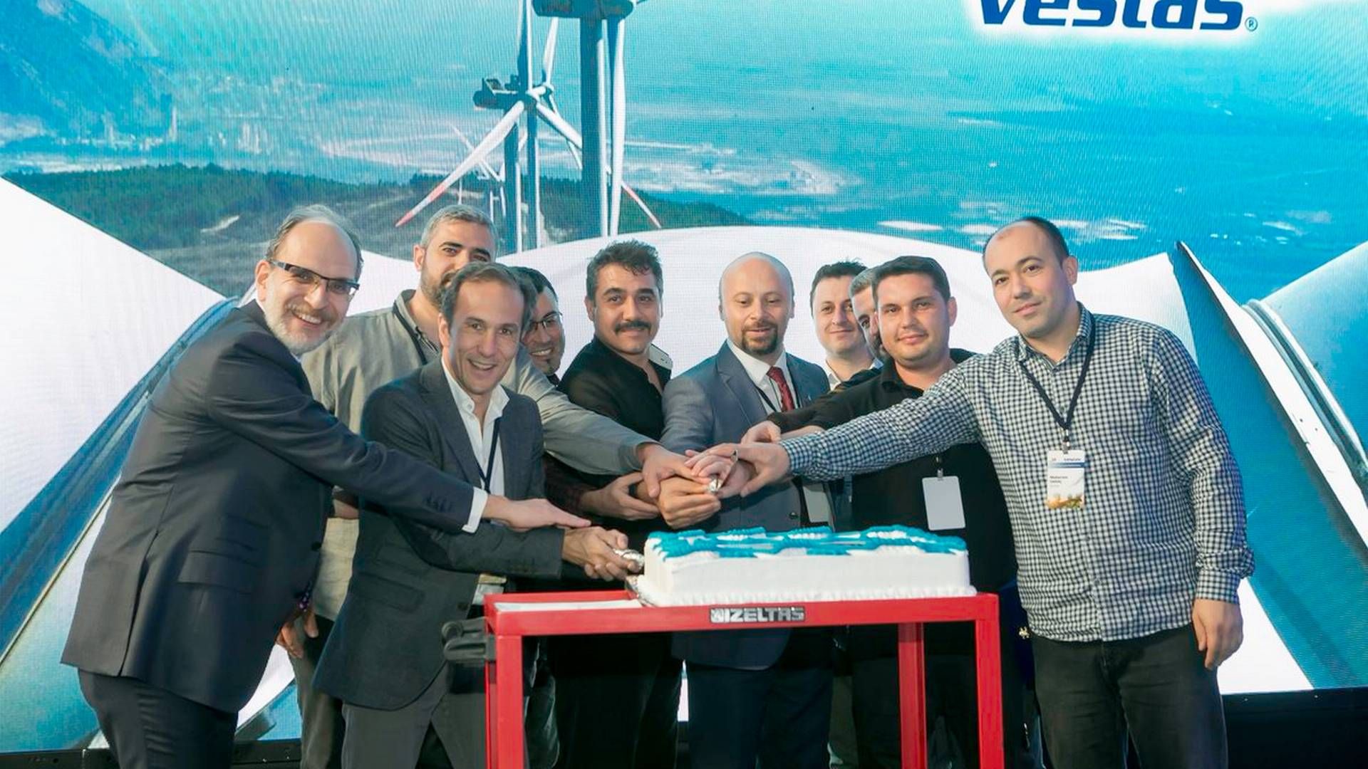Most countries want a piece of the pie when it comes to wind energy jobs. Here, Vestas celebrates 10 years in Turkey and its new operations center. | Photo: Vestas