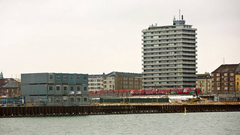 De udbudte byggefelter i Århusgadekvarteret ligger blandt andet tæt på S-togsstationen i Nordhavn. | Foto: Ritzau Scanpix/Nikolai Linares.