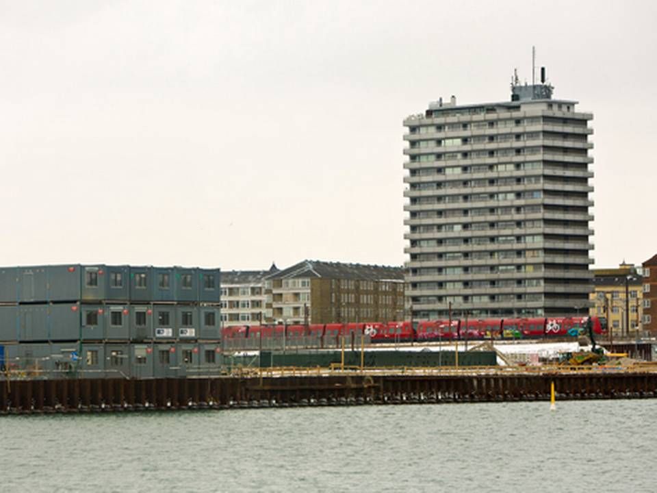 De udbudte byggefelter i Århusgadekvarteret ligger blandt andet tæt på S-togsstationen i Nordhavn. | Foto: Ritzau Scanpix/Nikolai Linares.