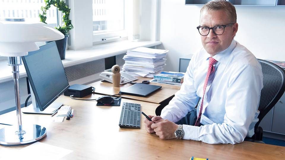 Falcks topchef Jakob Riis er formand for Danmarks Erhvervsfremmebestyrelse. | Foto: Ritzau Scanpix / Anne Bæk