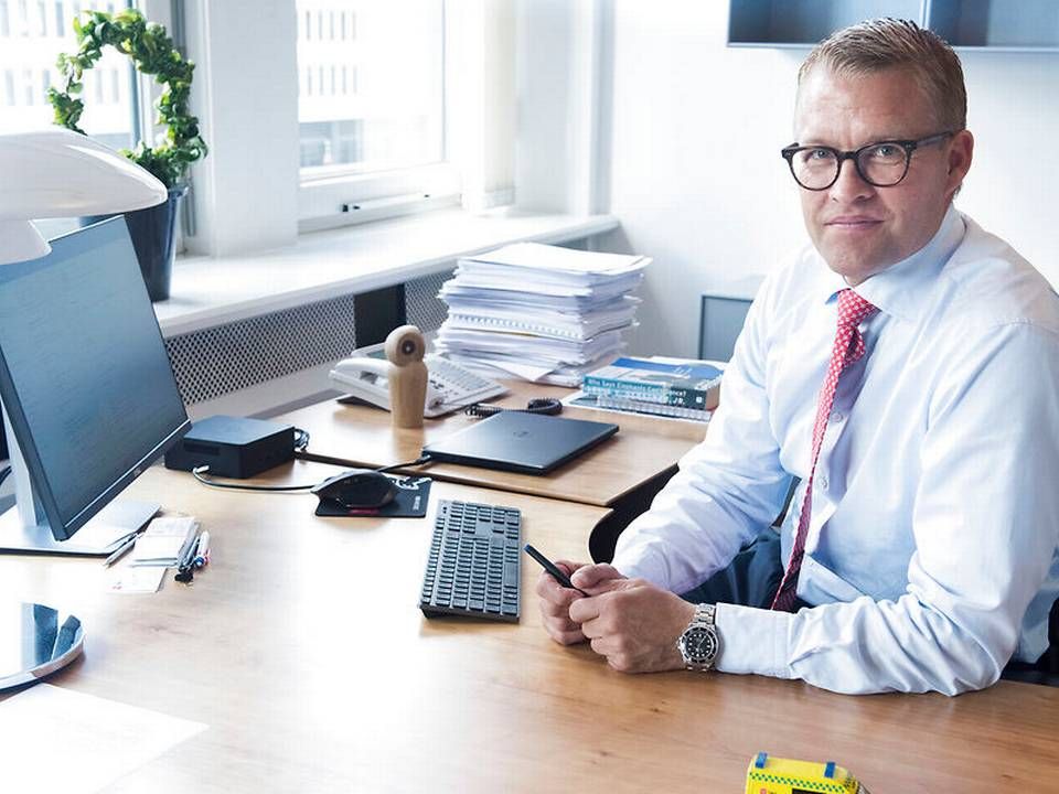 Falcks topchef, Jakob Riis, er ny formand for Danmarks Erhvervsfremmebestyrelse. | Foto: Ritzau Scanpix / Anne Bæk