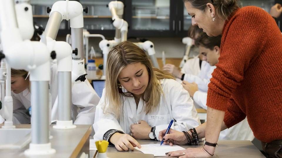 Fremover kan elever på Nærum Gymnasium og Herlufsholm Kostskole vælge en ny studieretning, som skal forberede dem på en karriere i life science-branchen. | Foto: Thomas Busk