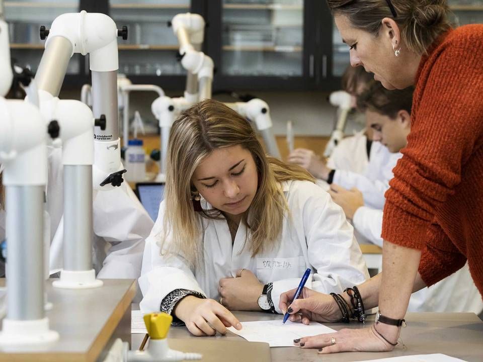 Fremover kan elever på Nærum Gymnasium og Herlufsholm Kostskole vælge en ny studieretning, som skal forberede dem på en karriere i life science-branchen. | Foto: Thomas Busk